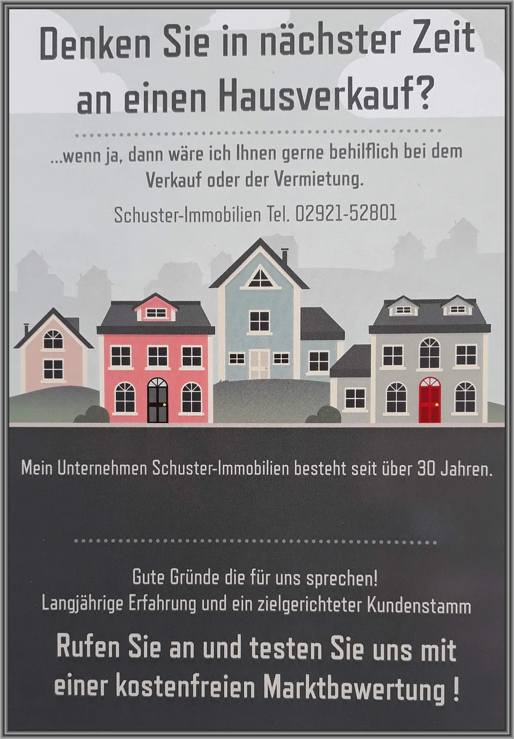 Flyer von Schuster-Immobilien